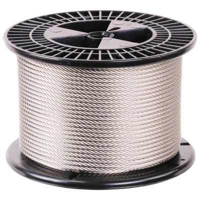 Bom preço. 7*7 Galvanizado 1 4 Cabos de aço não ligados 1000m/rolo 1770Mpa Anticorrosivo on-line