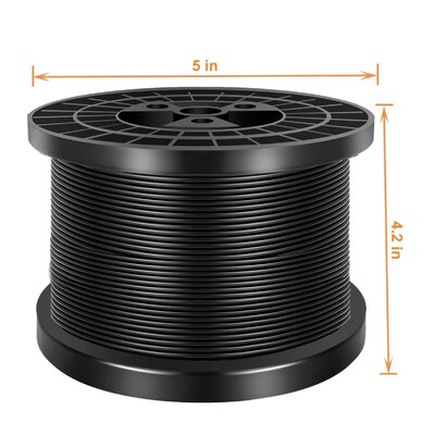 Bom preço. Cabo de aço revestido de PVC com construção 7x7 / 7x19 para aplicações industriais on-line