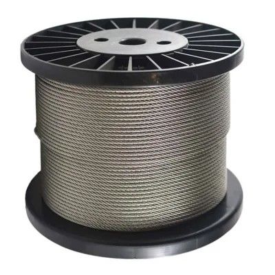 Bom preço. En12385-5 6x19+ FC / 8x19S+FC Corda de arame de aço IWRC 8~16mm Para elevação de elevadores on-line