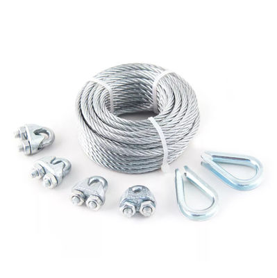 Bom preço. Tipo 316 de aço inoxidável SS Cable Deck Railing Hardware Kits System 1/8 Inch Steel Cable Rope Wire T316 7x7 Wire Rope on-line