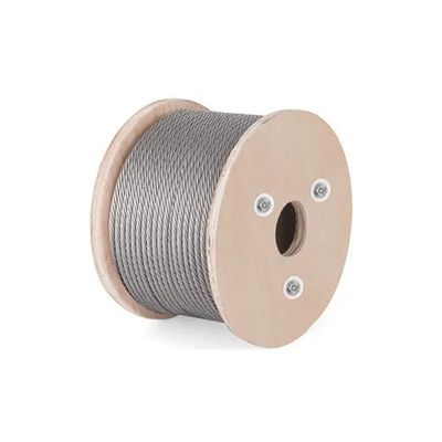 Bom preço. Contido de Si % 1.0 AISI304 AISI316 7x19 Cintos de cabo de aço Cable Inox 2mm a 12mm ss304 ss316 Cintos de fio de aço inoxidável marinho on-line