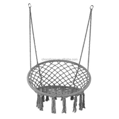 Bom preço. Macrame tecido à mão corda de algodão Swing Chair Boho hammock cadeira suspensa on-line