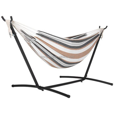 Bom preço. Cadeira de hamaca para duas pessoas com suporte de aço/uma hamaca de aço para poupar espaço on-line