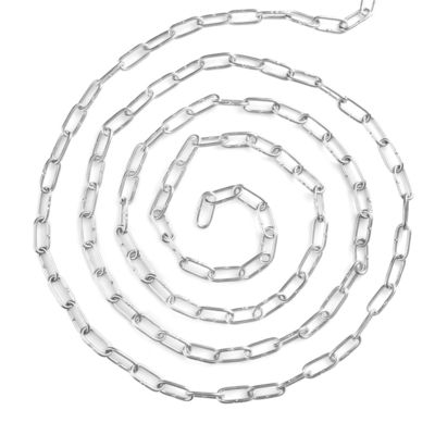 Corrente de Aço Inoxidável para Trabalho Pesado com Resistência à Ferrugem e Corrosão Carga de Trabalho Segura e Design de Corrente Longa Fechada de Duas Pontas