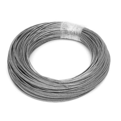 Bom preço. Cabos de fios de aço inoxidável não ligados de 1x7 7x7 7x19 para aplicações industriais on-line