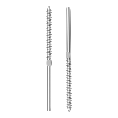 Bom preço. Kit de corrimão de cabo de aço inoxidável 316 com tensor de esticador on-line