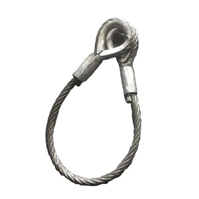 Bom preço. Fios galvanizados para guindastes 6*26 6*37 Slings de elevação Loop Slings de manuseio para barco on-line