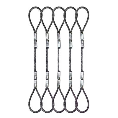 Bom preço. Sling de corda de arame de aço galvanizado com pontas de dedos on-line