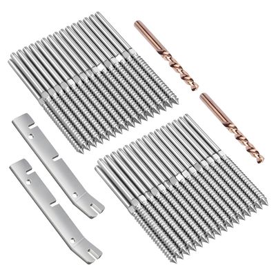 Bom preço. Parafusos de fixação de aço inoxidável de 1/8