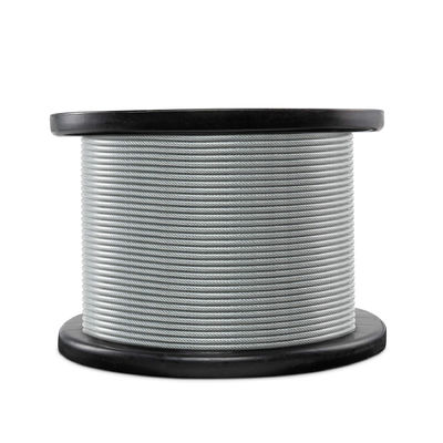 Bom preço. Cabo de aço galvanizado 7x7 com diâmetro de 3/32