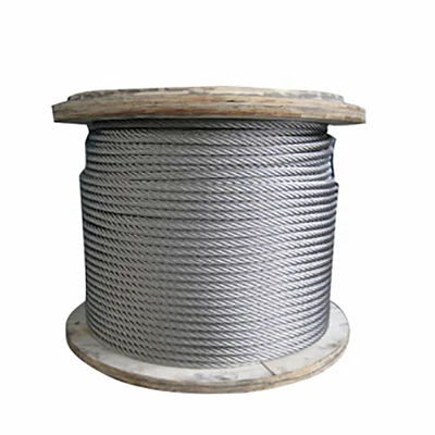 Bom preço. 6x7FC Construction Stainless Steel 316 Wire Rope with 1770MPA Tensile Strength and Electro Galvanized Surface on-line