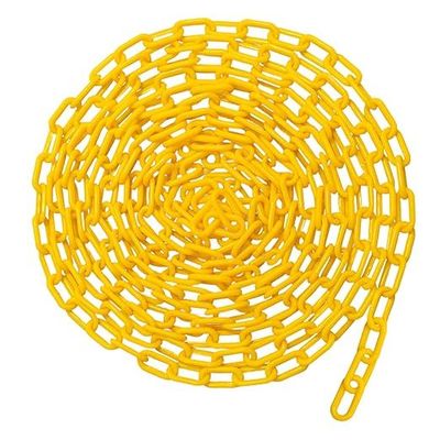 Bom preço. Cadeia de plástico amarelo de 50 pés para uso interno e externo com opções de comprimento de 100 pés on-line