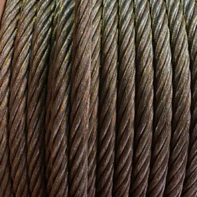 Bom preço. Fios de aço 6x19 Diâmetro flexível 3/16' Fios de aço galvanizados para navios de engenharia naval on-line