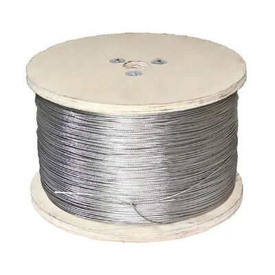 Bom preço. Fios de aço inoxidável 7x19 de alta resistência adequados para ambientes industriais de alta temperatura e corrosão on-line