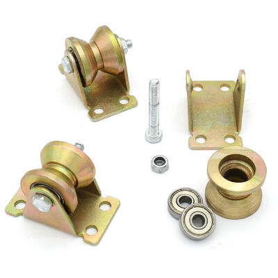 Bom preço. Ótima Qualidade Porta Deslizante de V-Groove Porta de Garagem Rodas de Nylon on-line