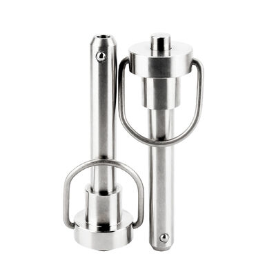 Bom preço. Anel de aço inoxidável Manuseio de bloqueio Pin de bloqueio de bola Pins de libertação rápida Pin com botão on-line