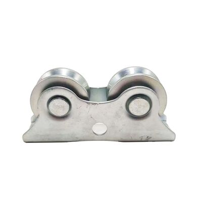 Bom preço. Venda a retalho Acessórios de empilhadeira Ferro de carbono Vila de trabalho pesado Roda de pátio com ranhuras on-line