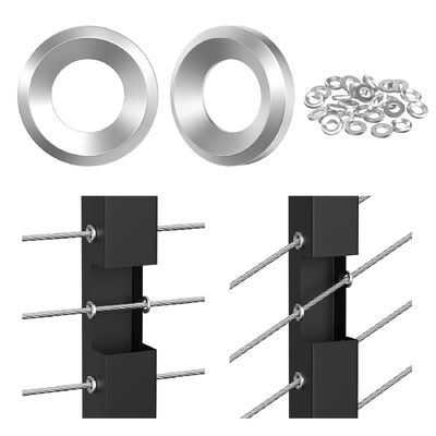 Bom preço. Mãos adesivas de grades de cabos para cabos de fios de 1/8