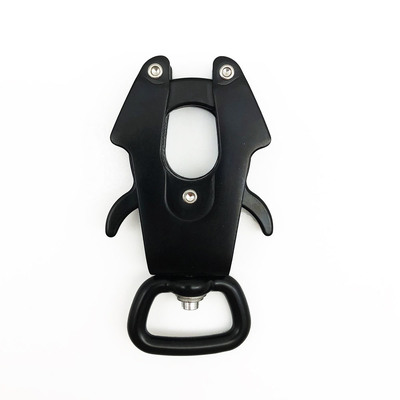 Bom preço. Alumínio Pet Release Buckle Frog Clip Pet Snap Hook Frog Carabiner Safety Harness Collar Frog Clip Buckles on-line