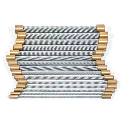 Bom preço. AISI 7/32 SWG 7/1.83mm aço galvanizado de carbono filamento de filamento / Guy com serviço de dobra on-line