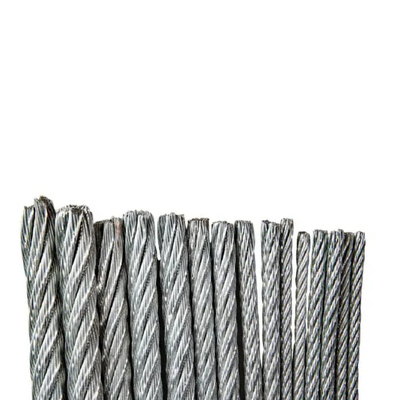 Bom preço. 60mm 6x49WS IWRC DIP Quente Galvanizado Fios de aço de corda Resistência à quebra 2740kN on-line