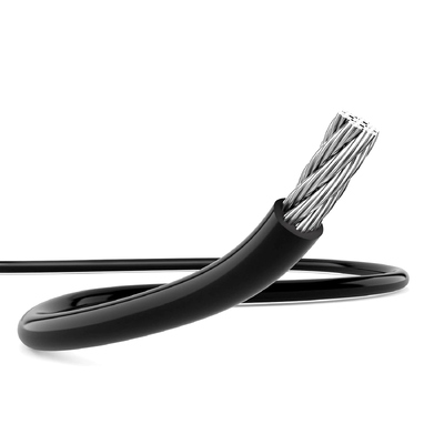 Bom preço. 8x19+WS PVC revestido galvanizado fio de aço para linha de vestuário corda luzes penduradas on-line