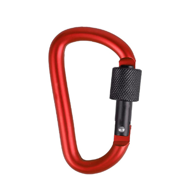 Bom preço. Mosquetão de alumínio em forma de D multicolorido de 6kN para chaveiros, camping, pesca e uso externo on-line