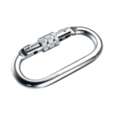 Bom preço. 25KN Protector contra quedas de carga pesada Carabiner Clip Carabiner de escalada com porta de parafuso on-line