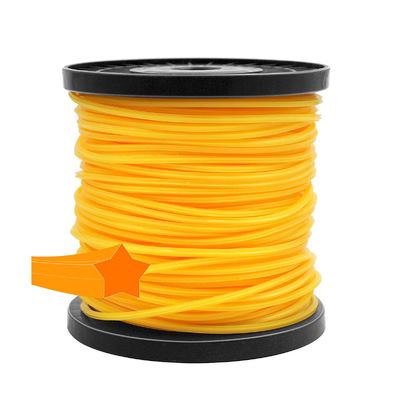 Fio de Nylon para Roçadora em Forma de Estrela Reforçado