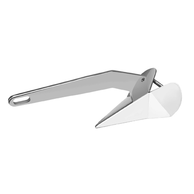 Bom preço. 316 aço inoxidável Delta estilo âncoras de barco de qualidade naval espelho triangular polido âncora on-line