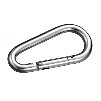 Bom preço. DIN5299 Carabiner de aço inoxidável Tipo de ovo Brigada de bombeiros Snap Hook Chain Connecting Steel Snap Hook on-line