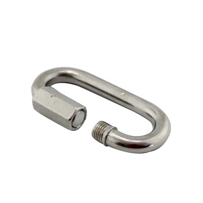 Bom preço. M6 M8 M10 aço inoxidável 304 Quick Link Filamento Oval Marinho Carabiner Chain Connector Link on-line