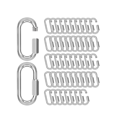 Bom preço. Elo rápido de aço inoxidável para acessórios de cabo de aço, conector de elo de corrente, elo de conexão de hardware on-line