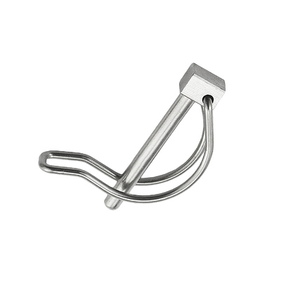 Bom preço. Aço inoxidável 316 Trailers com bloqueio rápido, reboque, acoplador de segurança, alfinete tipo D, alfinete de fecho de fio para carrinho de bicicleta on-line
