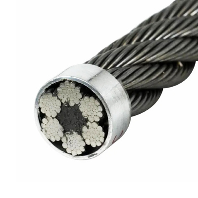 Bom preço. Cabo de aço galvanizado 7x7 de 3/32